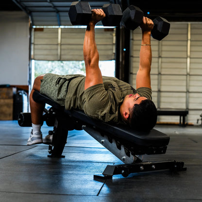 Fringe Sport Flat Incline Decline Bench