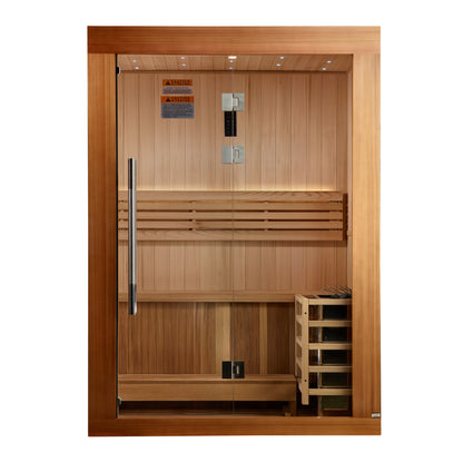Golden Designs Sundsvall 2-Person Traditional Sauna GDI-7289-02