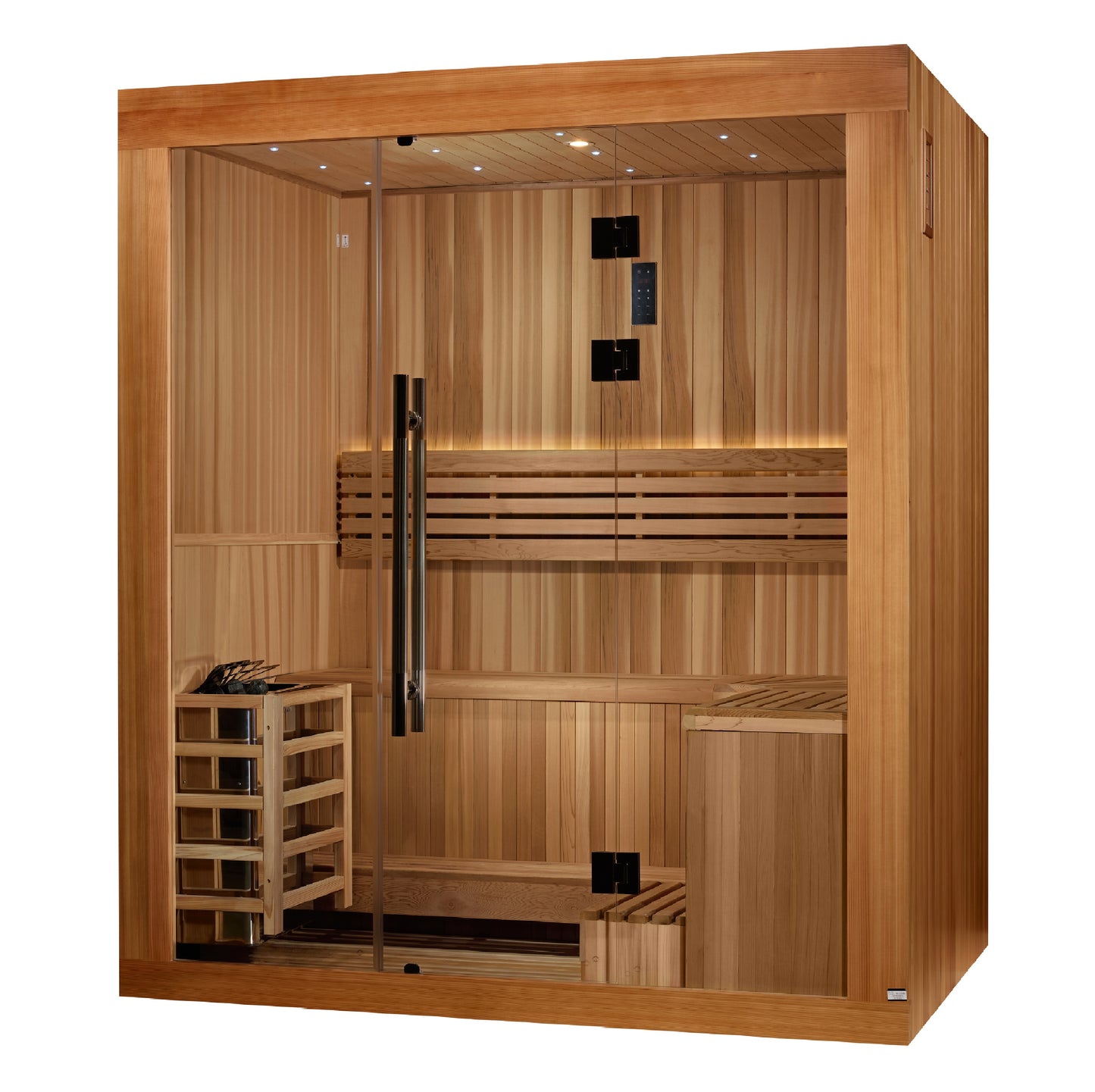 Golden Designs Copenhagen 3-Person Traditional Sauna GDI-7389-02