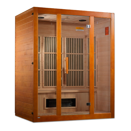 Maxxus Alpine 3-Person Low EMF FAR Infrared Sauna MX-J306-02S
