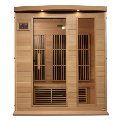 Maxxus 3-Person Near Zero EMF FAR Infrared Sauna MX-K306-01-ZF
