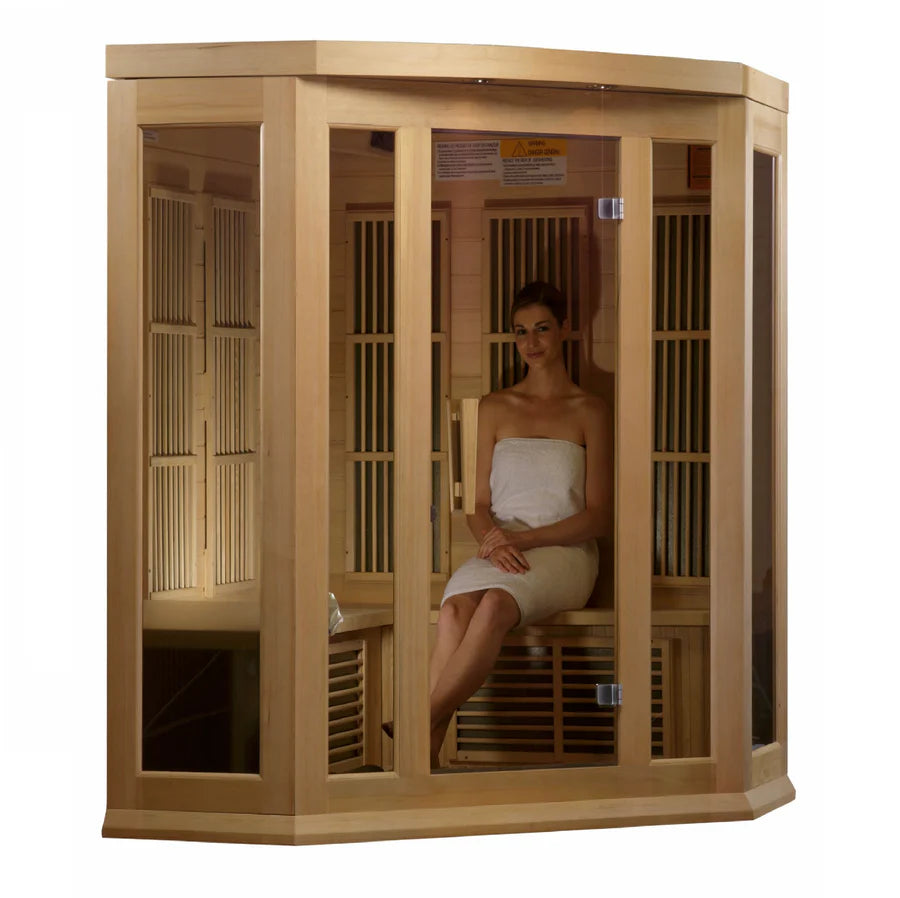 Maxxus 3-Person Low EMF FAR Infrared Sauna MX-K356-01