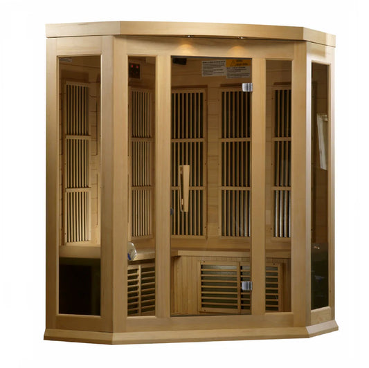 Maxxus 3-Person Low EMF FAR Infrared Sauna MX-K356-01
