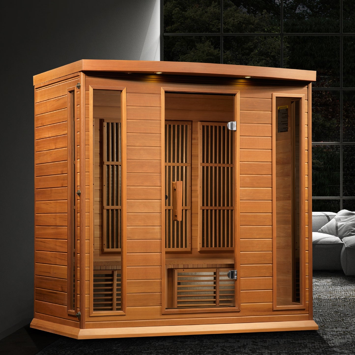 Maxxus 4-Person Near Zero EMF FAR Infrared Sauna MX-K406-01-ZF