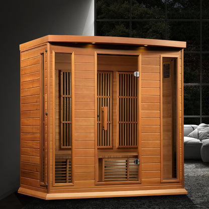 Maxxus 4-Person Near Zero EMF FAR Infrared Sauna MX-K406-01-ZF