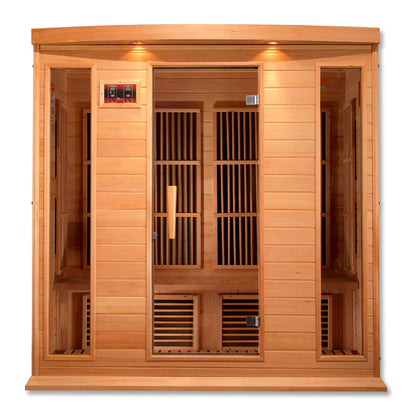 Maxxus 4-Person Low EMF FAR Infrared Sauna MX-K406-01