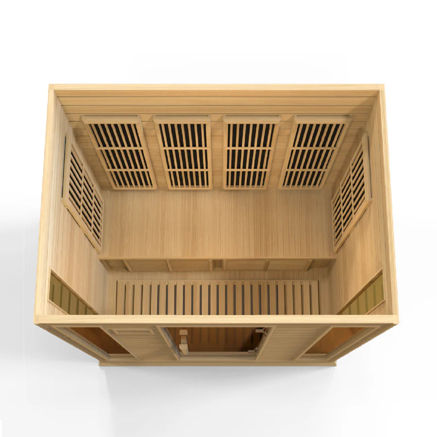 Maxxus 4-Person Low EMF FAR Infrared Sauna MX-K406-01