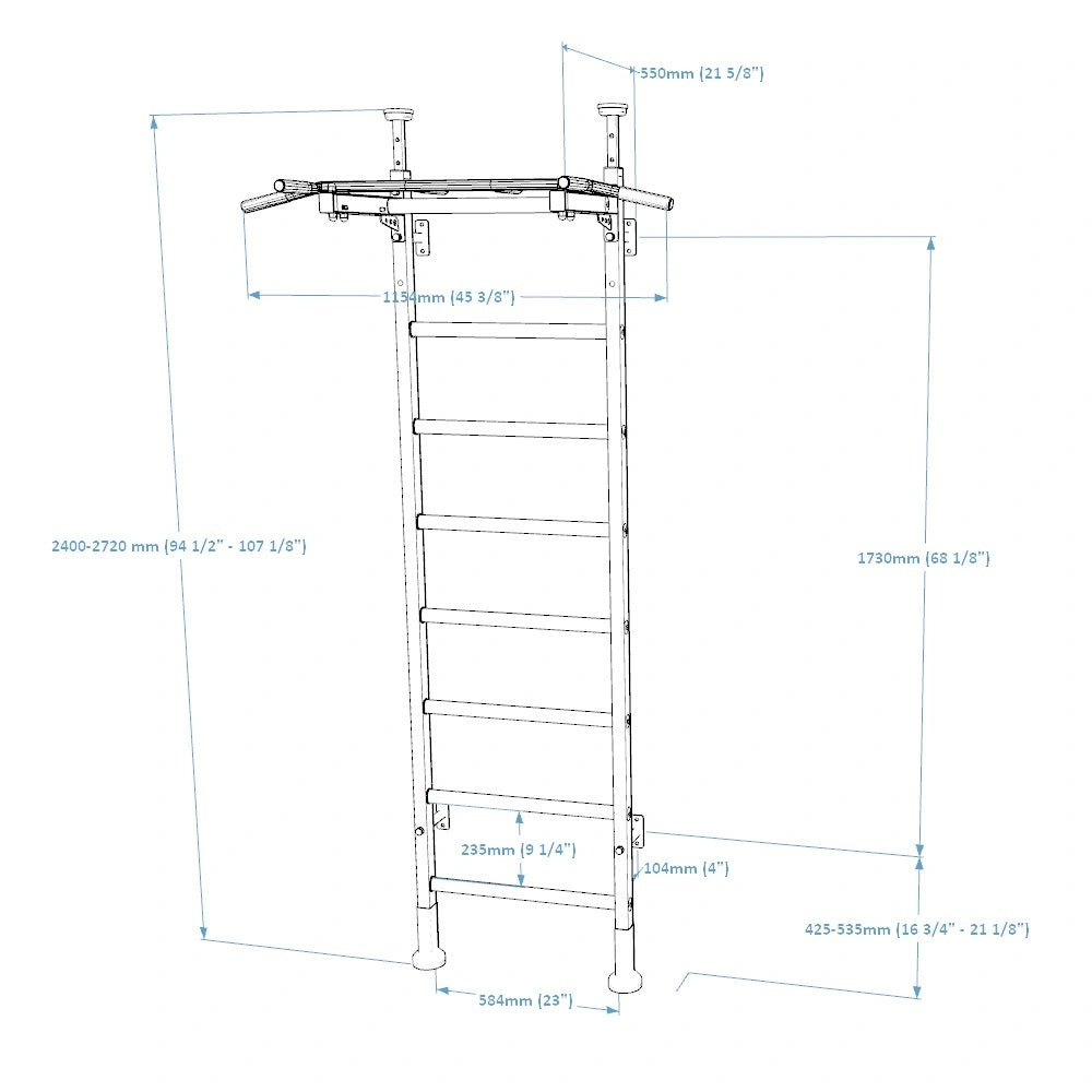 BenchK 521B Wall Bars