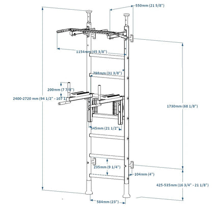 BenchK 522B Wall Bars
