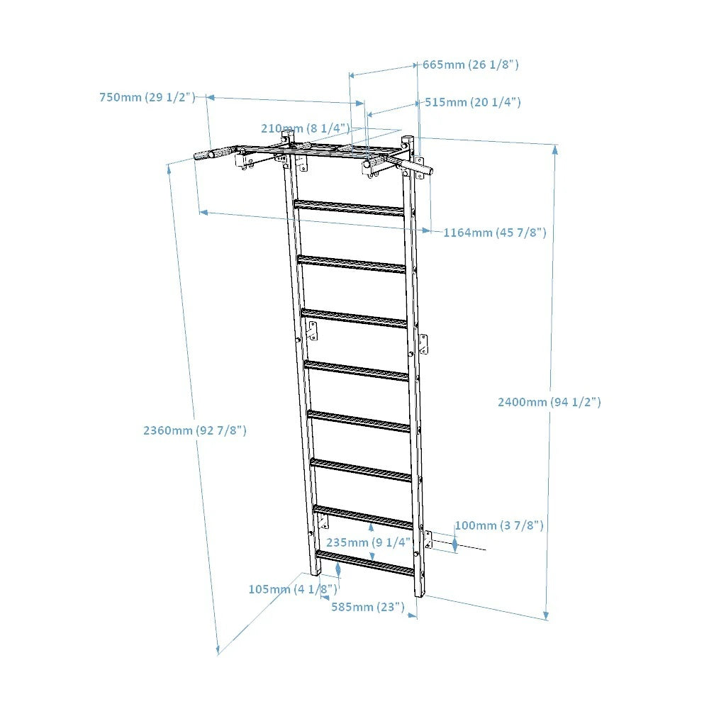 BenchK 721B Wall Bars