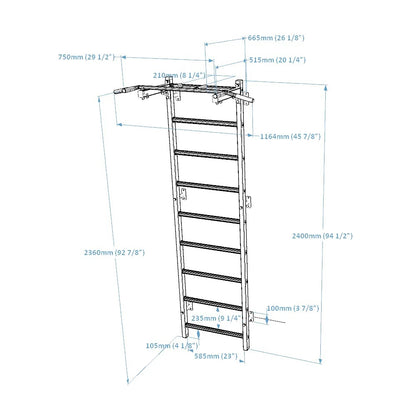 BenchK 721W Wall Bars