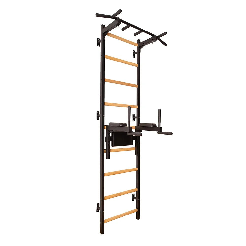 BenchK 722B Wall Bars With Pull-Up Bar & Dip Station