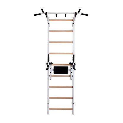 BenchK 722W Wall Bars with Pull-Up Bar & Dip Station