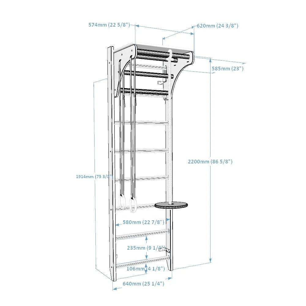 BenchK 112 + A204 Gymnastic Accessories