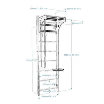 BenchK 112 + A204 Gymnastic Accessories