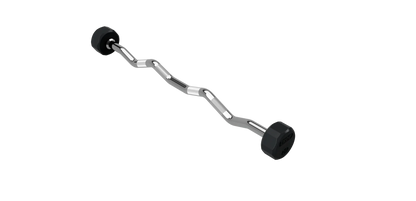 Troy EZ Curl Rubber Barbell