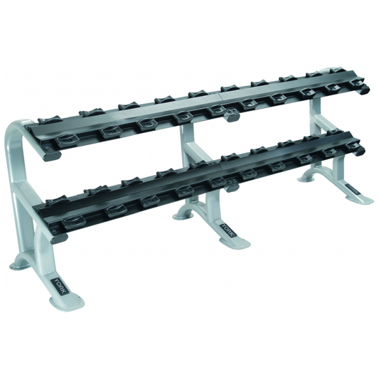 York Barbell ETS Saddle Rack for Pro Style Dumbbells