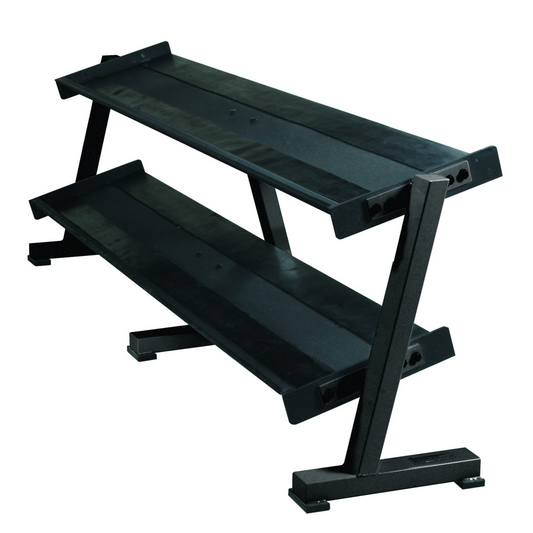 York Barbell Hex Professional Tray Dumbbell Rack