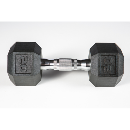 York Barbell PVC Hex Dumbbell – Chrome Ergo Handle
