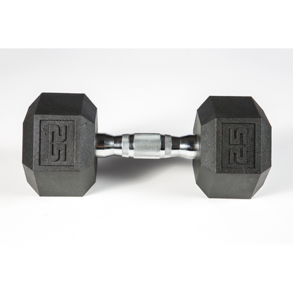 York Barbell PVC Hex Dumbbell – Chrome Ergo Handle