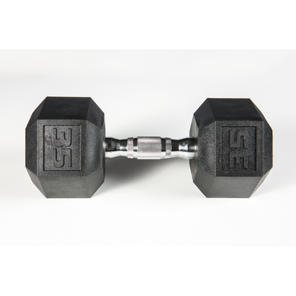 York Barbell PVC Hex Dumbbell – Chrome Ergo Handle