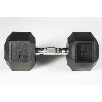 York Barbell PVC Hex Dumbbell – Chrome Ergo Handle