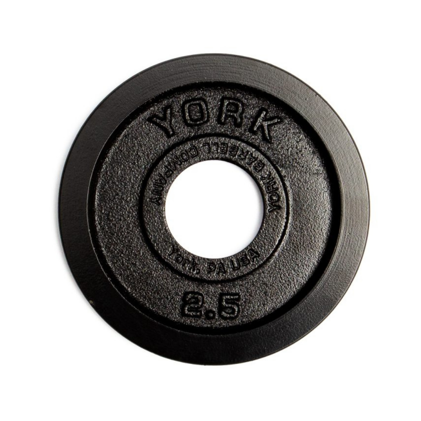 York Barbell 2" Legacy Cast Iron Precision Milled Olympic Plate
