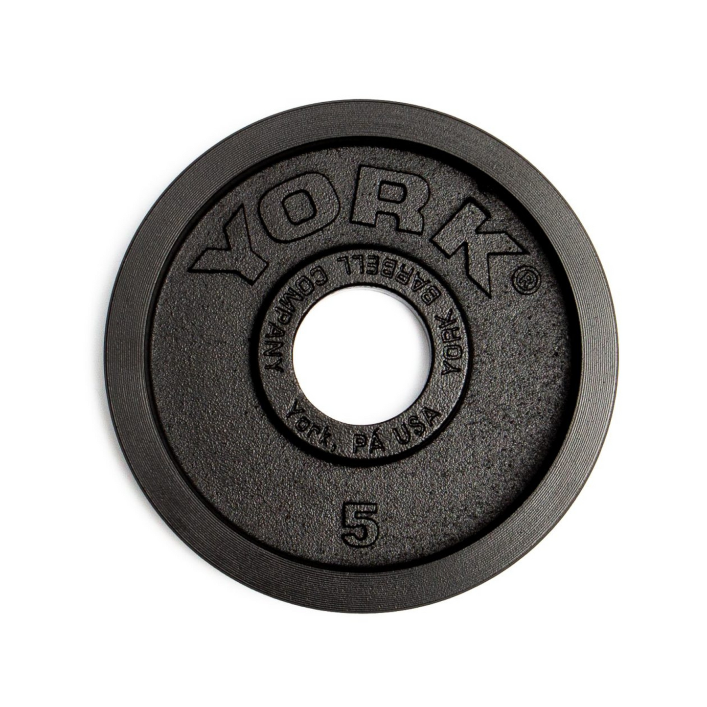York Barbell 2" Legacy Cast Iron Precision Milled Olympic Plate