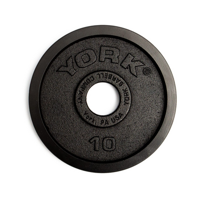 York Barbell 2" Legacy Cast Iron Precision Milled Olympic Plate