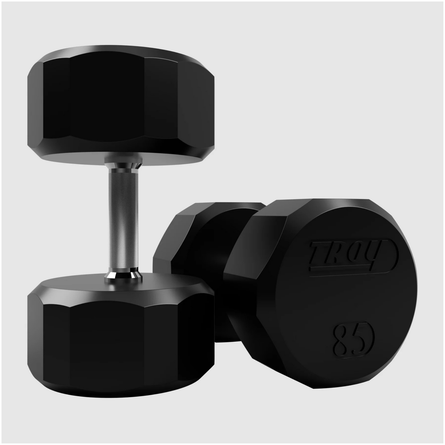Troy 12-Sided Rubber Dumbbell