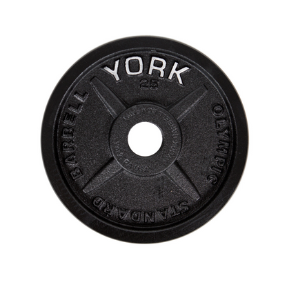 York Barbell 2" Legacy Cast Iron Precision Milled Olympic Plate