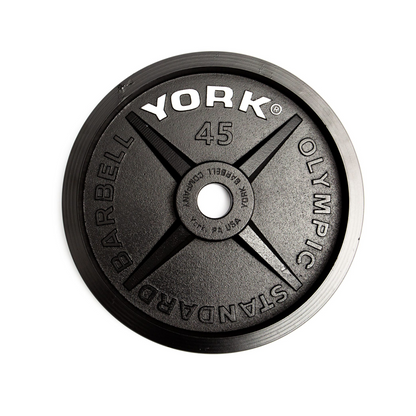 York Barbell 2" Legacy Cast Iron Precision Milled Olympic Plate