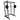 TDS Power Rack Black with 2 Pull-Up Bars & Band Holders TDS-92680-B
