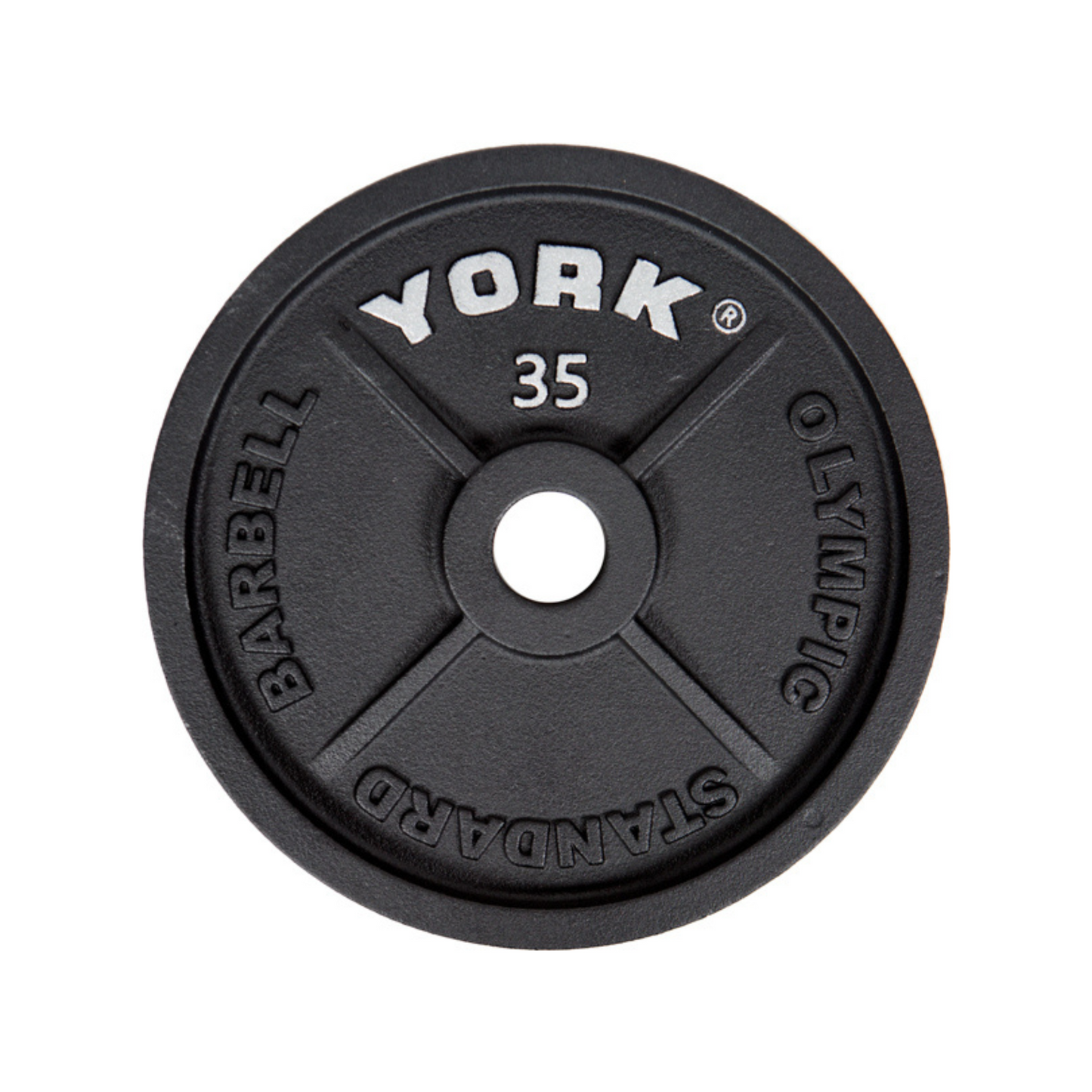 York Barbell 2" Cast Iron Olympic Weight Plate