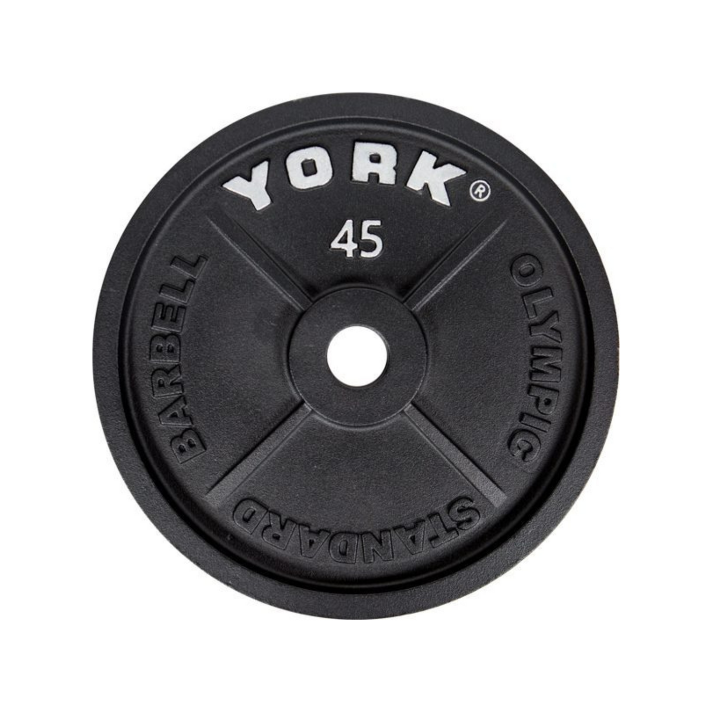 York Barbell 2" Cast Iron Olympic Weight Plate