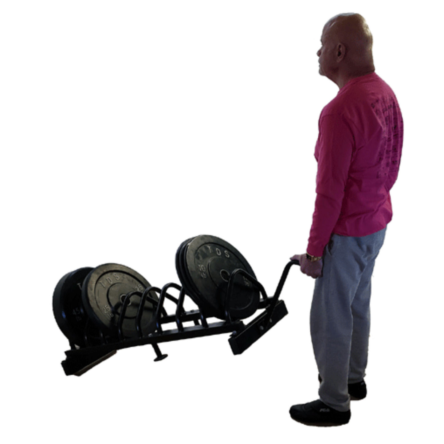 TDS Fitness Horizontal Plate Storage Rack C-2410-B
