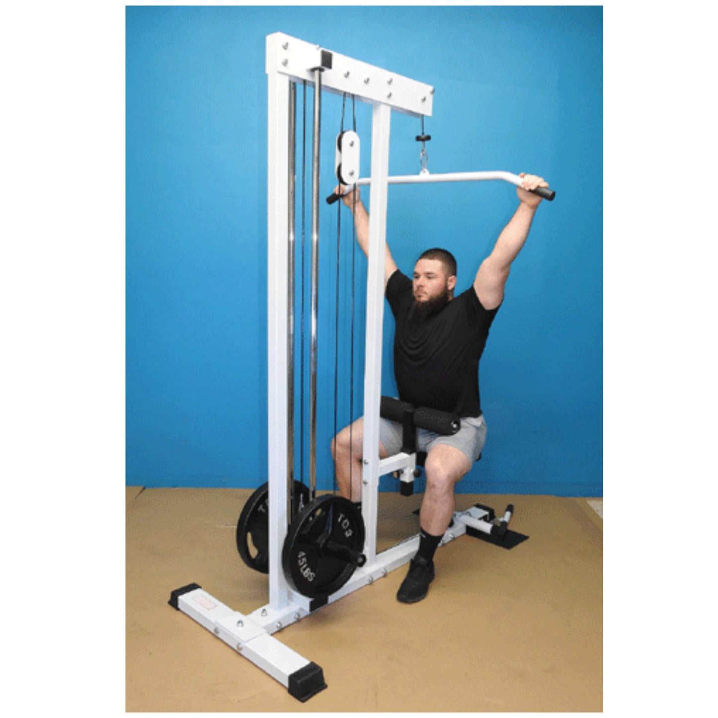 TDS Fitness Super Lat & Row Machine C-4650-W
