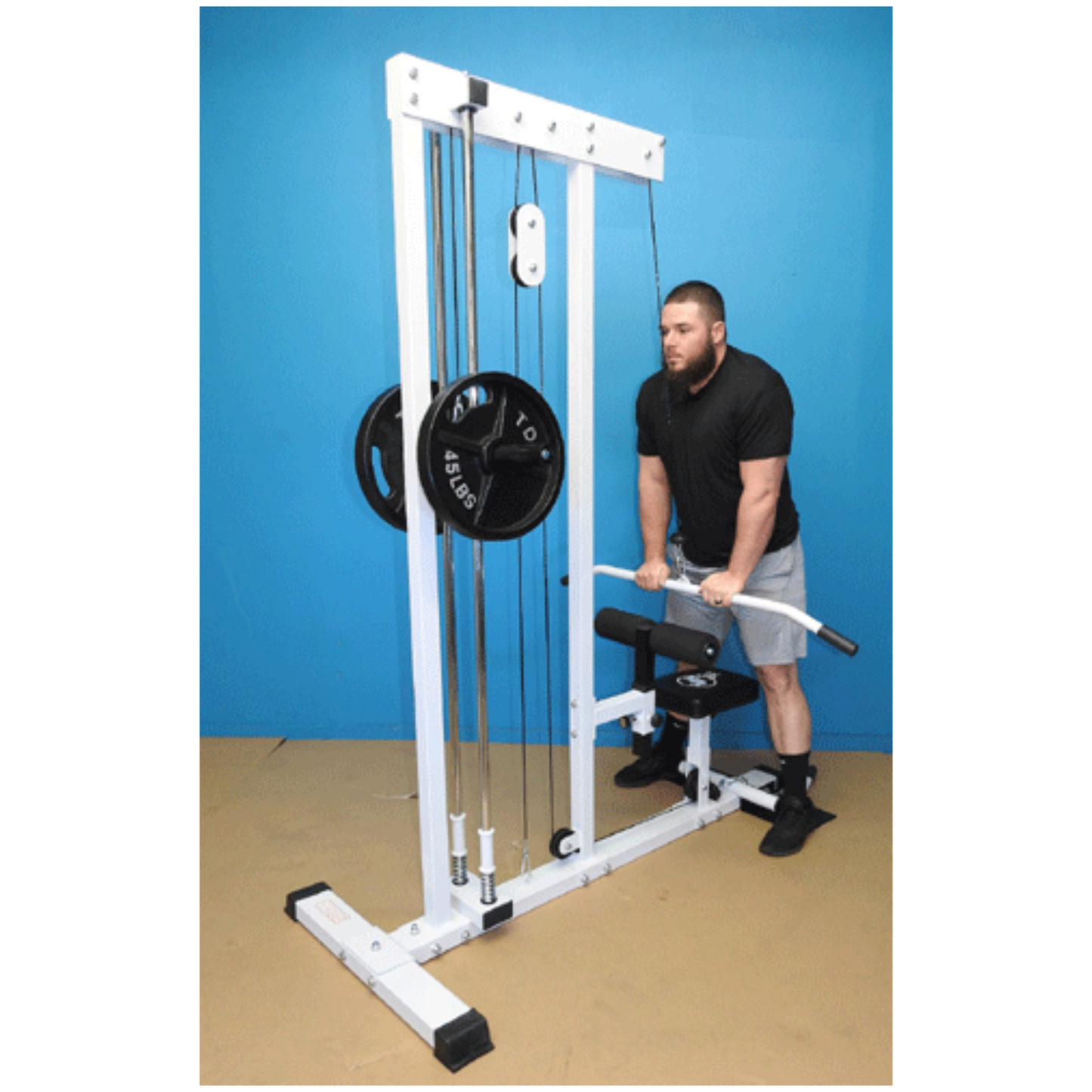 TDS Fitness Super Lat & Row Machine C-4650-W