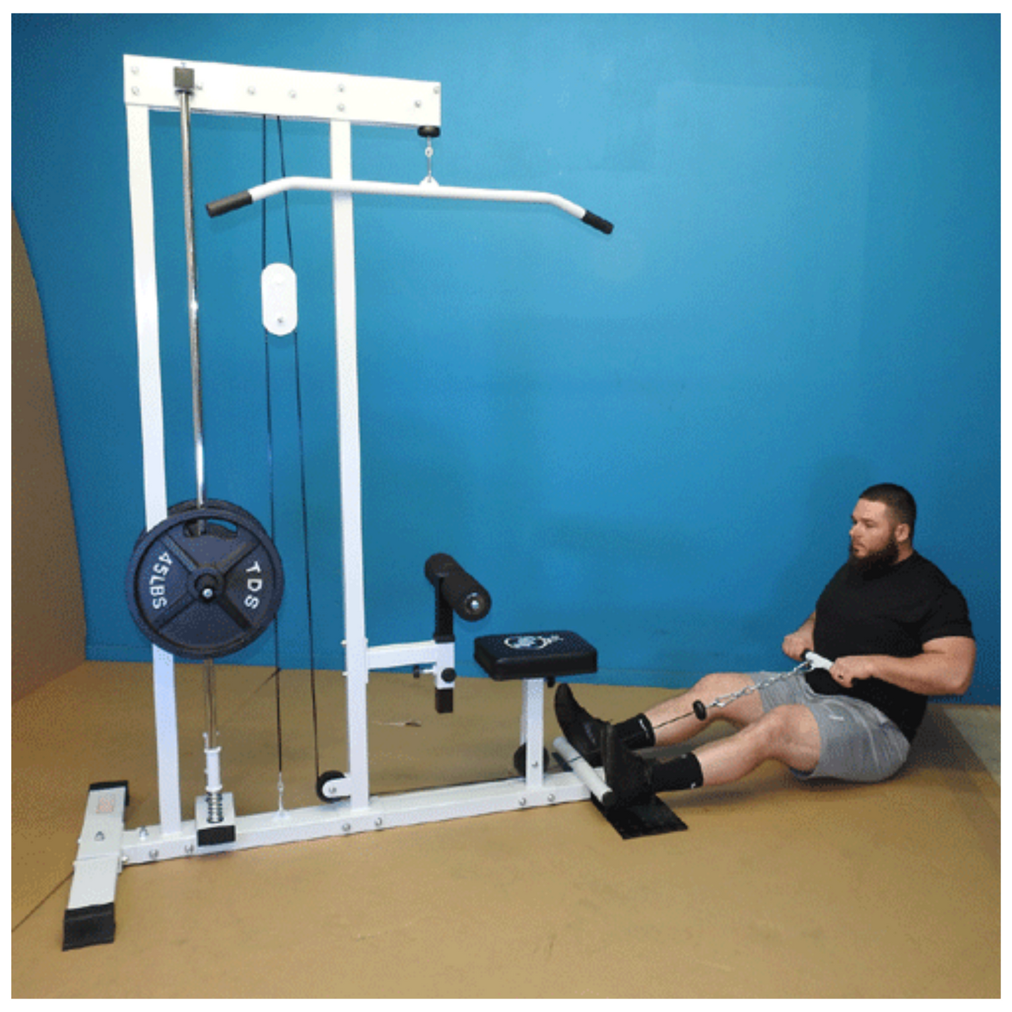 TDS Fitness Super Lat & Row Machine C-4650-W