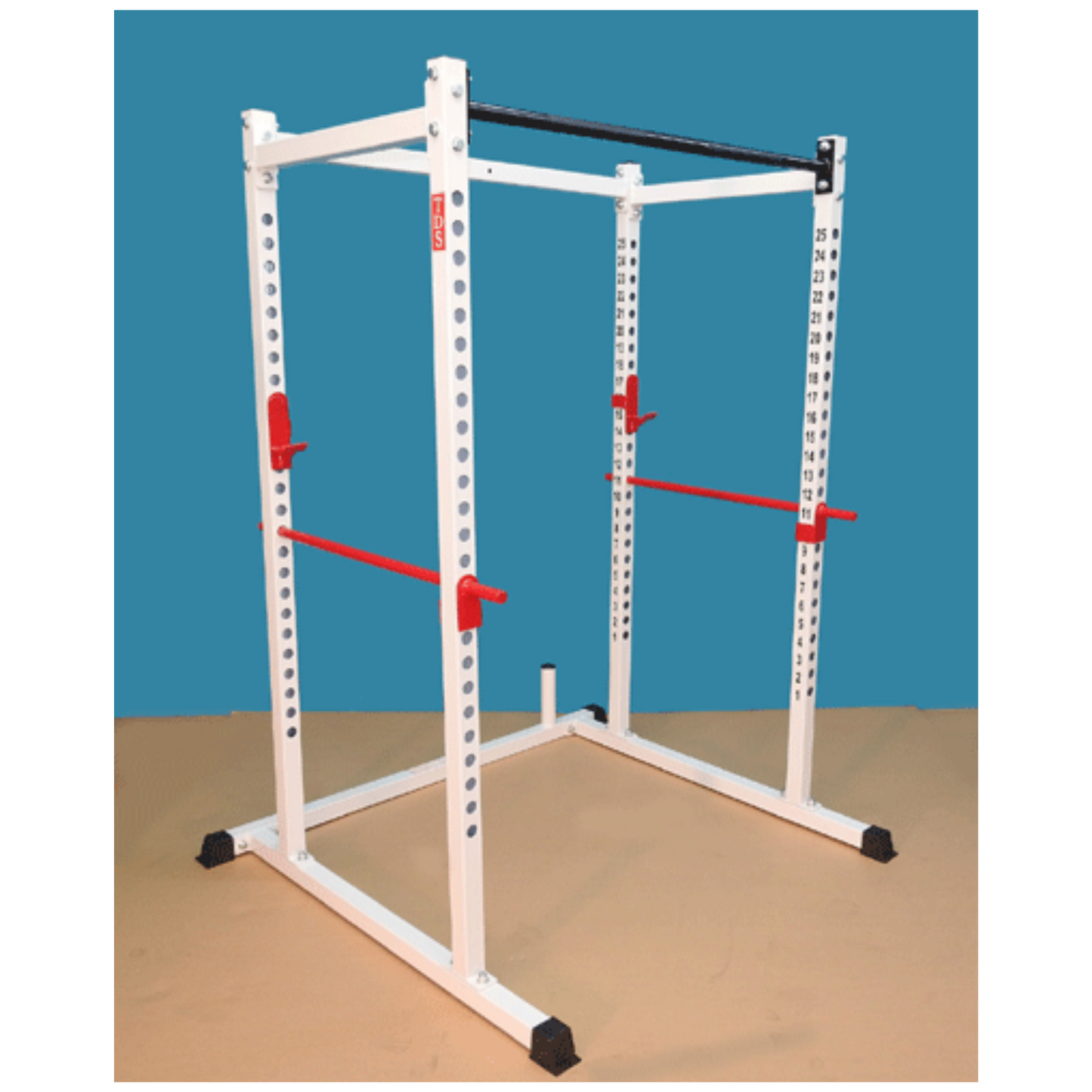 TDS Fitness 6ft Power Rack White TDS-92561-W