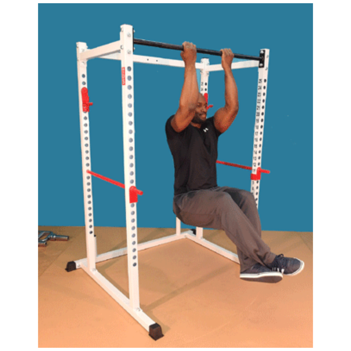 TDS Fitness 6ft Power Rack White TDS-92561-W