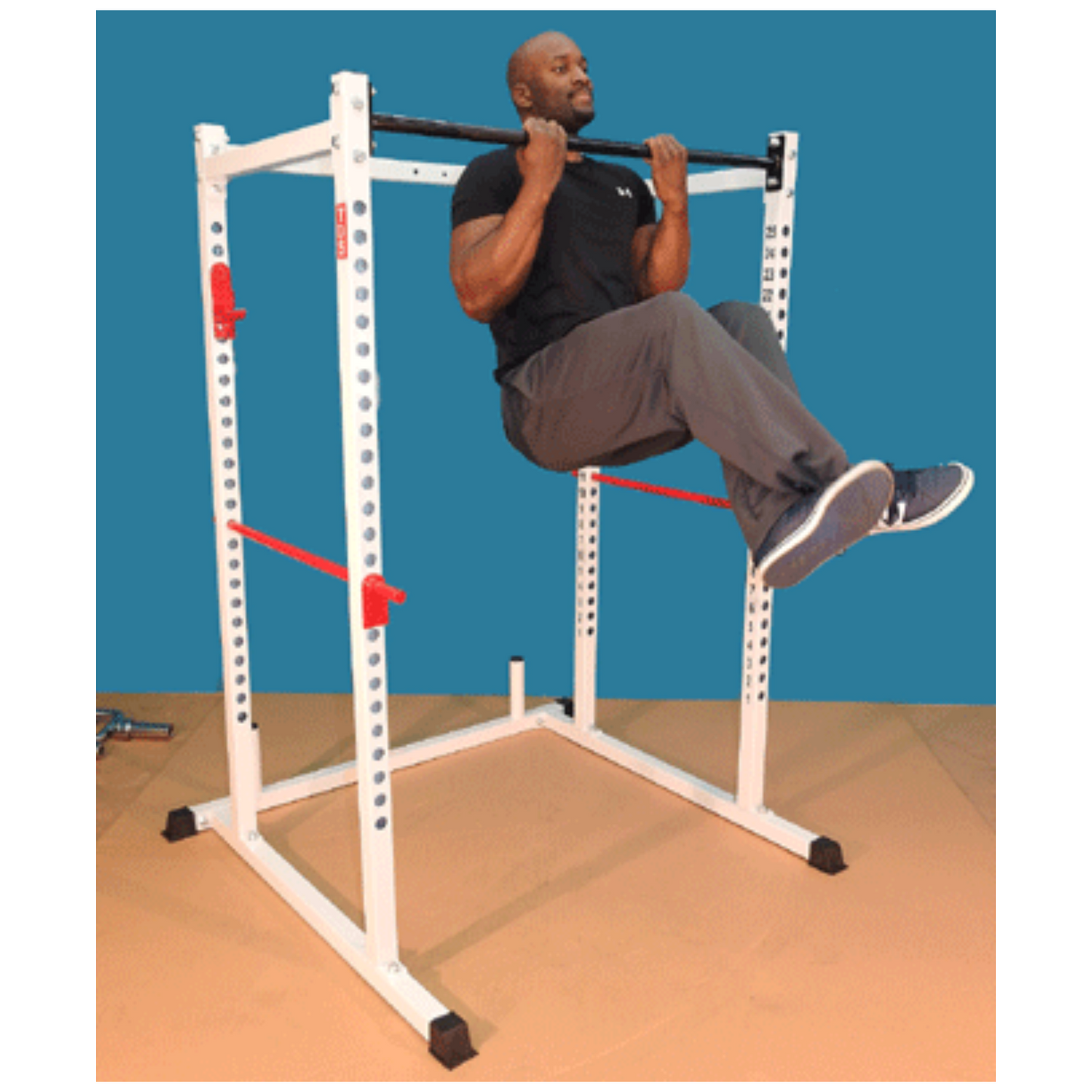 TDS Fitness 6ft Power Rack White TDS-92561-W