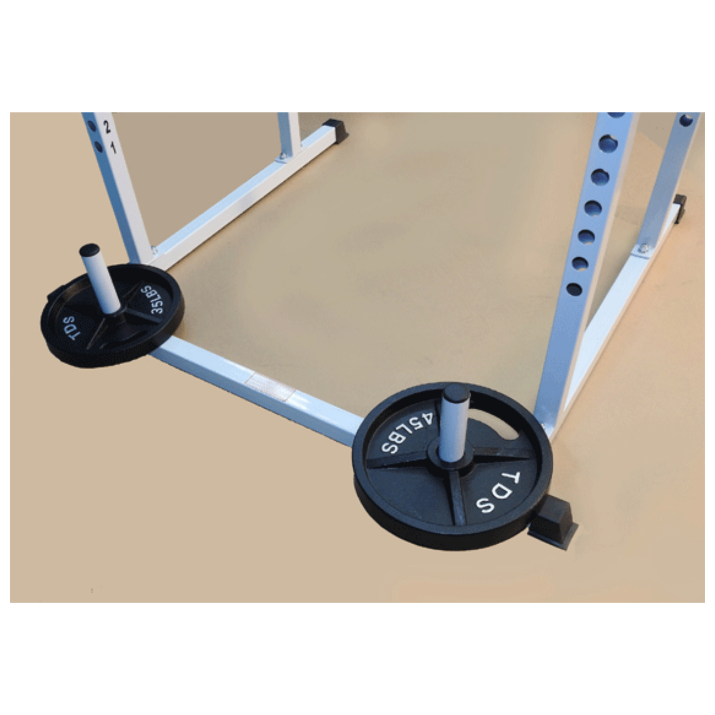 TDS Fitness 6ft Power Rack White TDS-92561-W