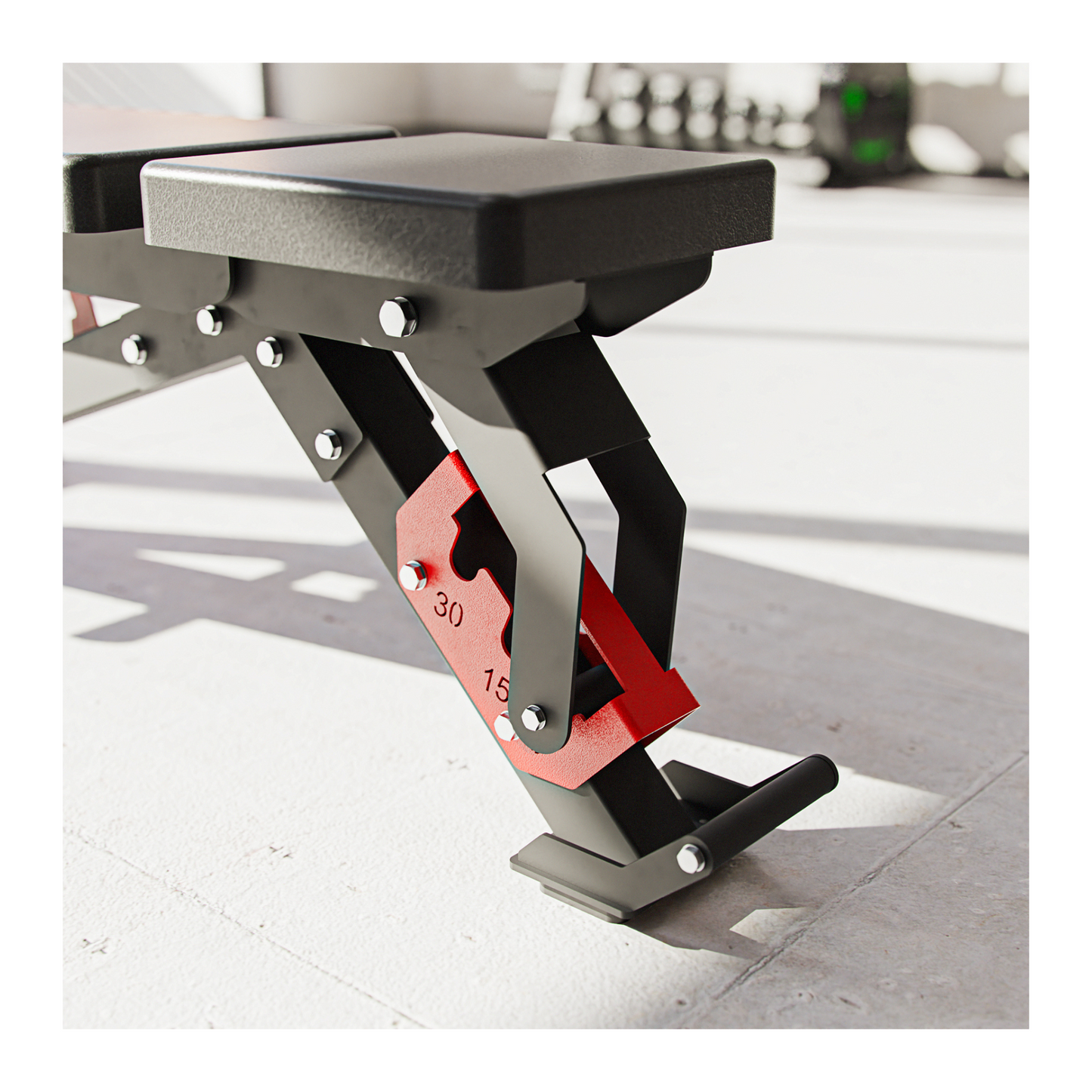 Synergee Adjustable Wing Back Bench