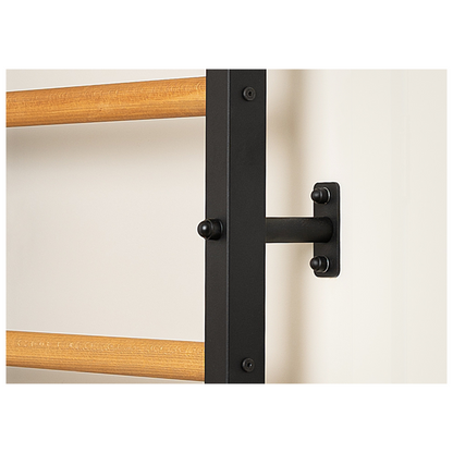 BenchK 222B Wall Bars with Fixed Steel 6 Grip Pull-Up Bar & Dip Station