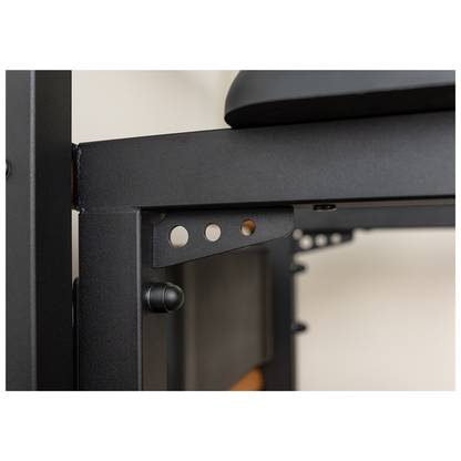 BenchK 222B Wall Bars with Fixed Steel 6 Grip Pull-Up Bar & Dip Station
