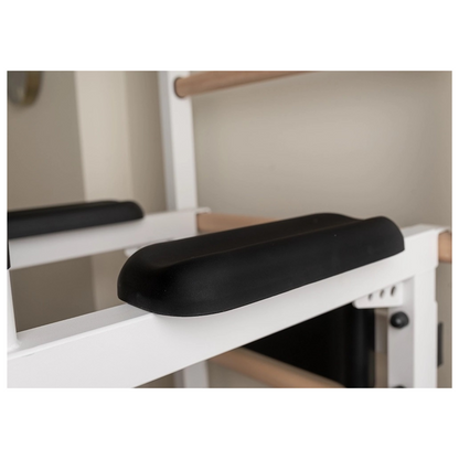 BenchK 222W Wall Bars with Fixed Steel 6 Grip Pull-Up Bar & Dip Station