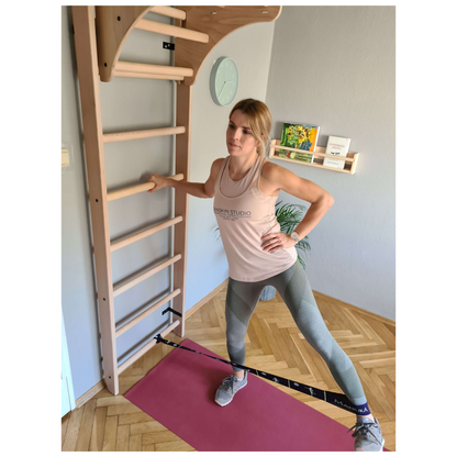 BenchK 112 Wall Bars with Pull-Up Bar & Benchtop