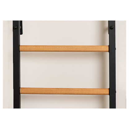 BenchK 711B + A076 Wall Bars with Wooden Pull-Up Bar & Accessories