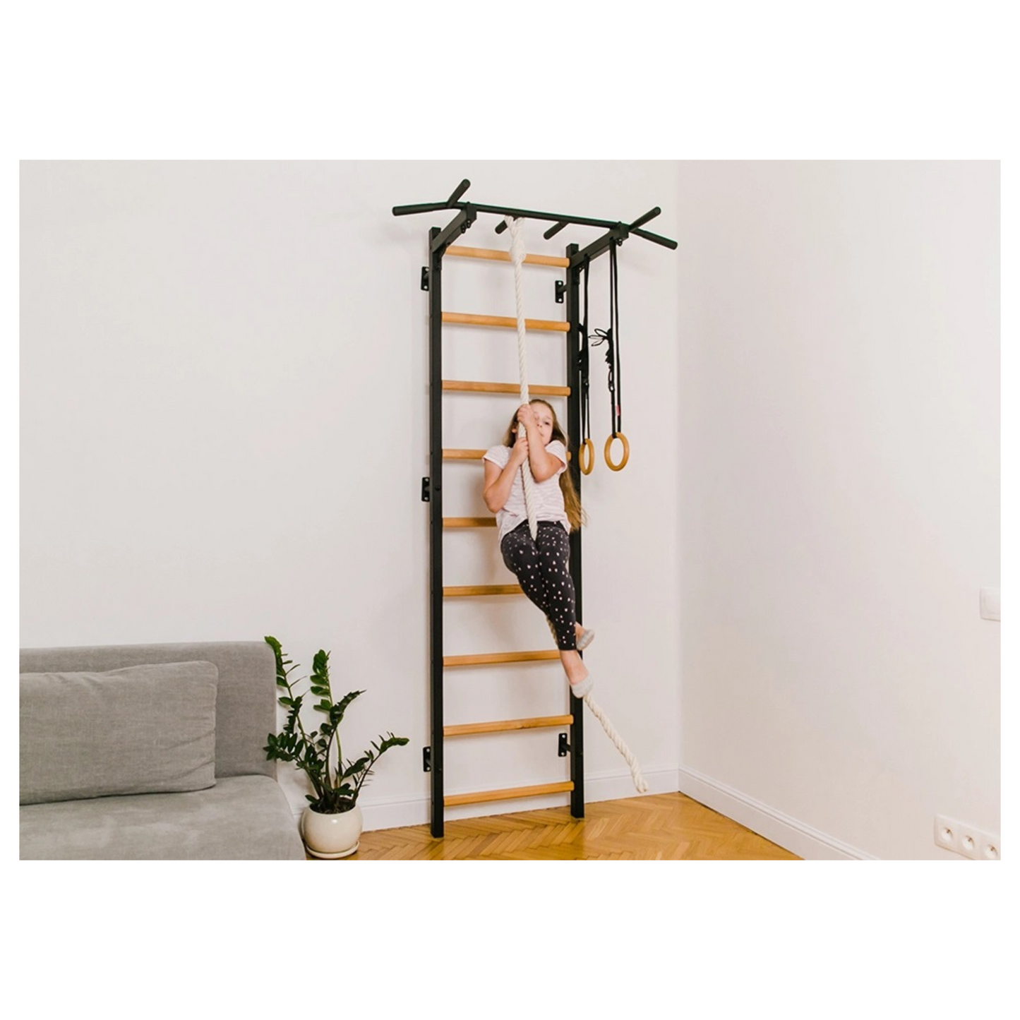 BenchK 721B + A076 Wall Bars with Accessories